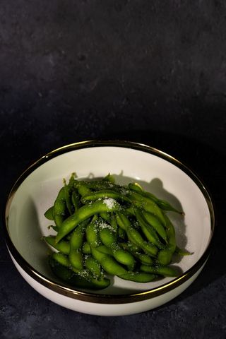 Edamame w strąkach