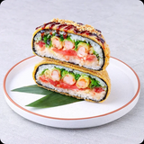 Суші-бургер креветка-тунець