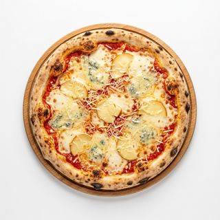 Pizza Quattro Formaggi (vegetariana)
