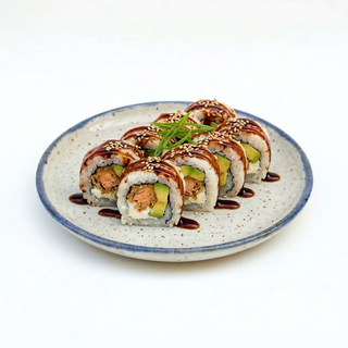 Uramaki tempura kani