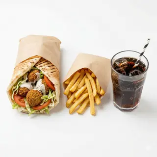 Menú Kebab Falafel