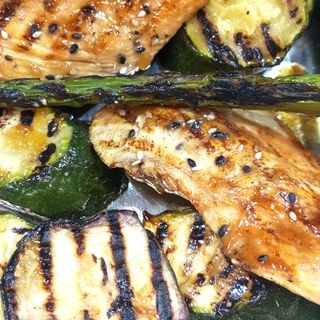 Pollastre I Verdures A La Planxa