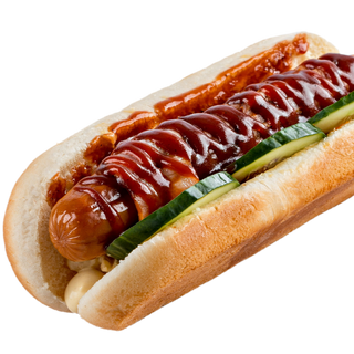 Барбекю хот-дог, курица.