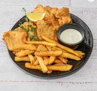 Ryba i frytki L duży