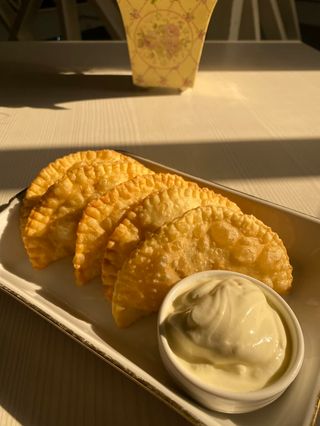 Мини-чебуреки с говядиной 