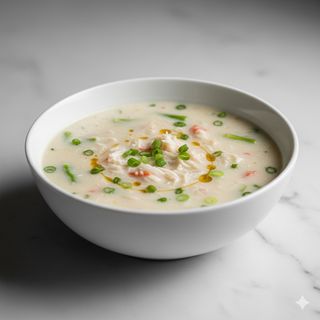 41 - Zuppa di granchio con asparagi 蟹肉芦笋汤