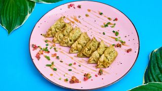 Zielone pierogi gyoza (Vegan) Szpinak & edamame