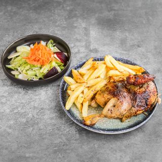 Medio pollo A La Brasa