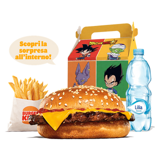 King junior cheeseburger menù
