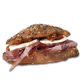 Bocadillo Especial De Paleta Iberica Y Queso De Cabra