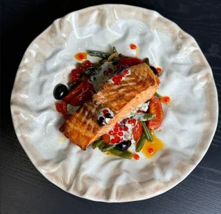 Стейк з лосося