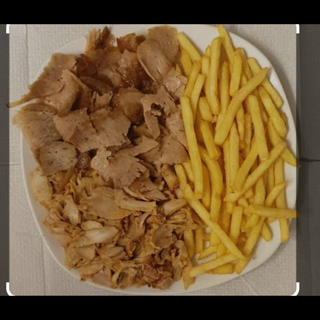 Plato Solo Carne + patatas + Queso