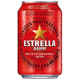 Estrella Damm Cerveza Lata 33cl