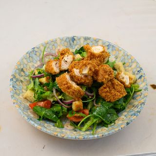 Crispy Chicken Panzanella