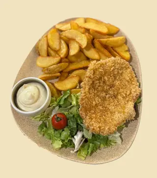 Șnitel de porc în crusta panko