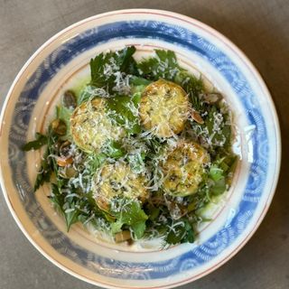 Сирники із зеленню солоні