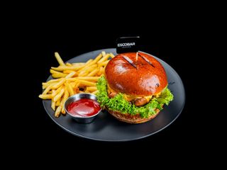 Стейк бургер з куркою