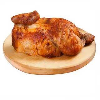Menú Medio Pollo Asado Con Alioli Y Pan + Refresco (33 cl.)
