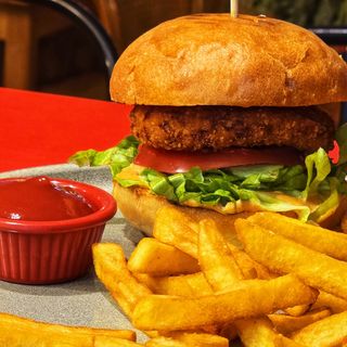 ქათმის ბურგერი