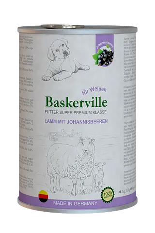 Баскервіль консерва HF для цуценят ягня і смородина 400г