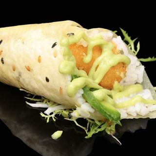 126-temaki langostino y aguacate