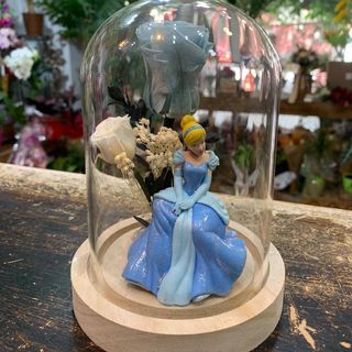 Cúpula con Rosas Eterna Celeste "Princesa Azul"