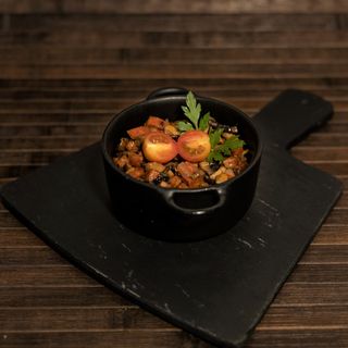 Cogumelos com Chouriço