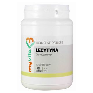 Lecytyna sojowa - granulowana NON-GMO lecithin 400g MyVita