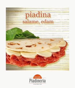 Piadina - salame e edamer