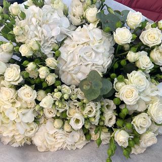 Mazzo reale total bianco