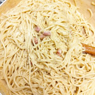 Espaguetis carbonara 