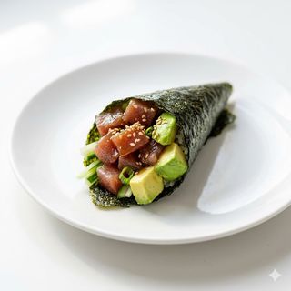 68. Temaki De Atún Y Aguacate (1 Ud.)
