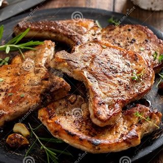 Costeletas de Porco Preto