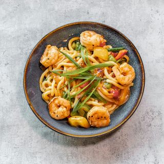 Mango Chilli udon z krewetkami
