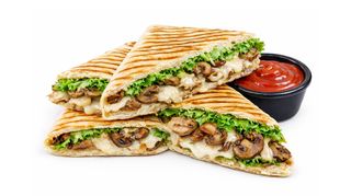 Quesadilla vege sa mariniranim pečurkama