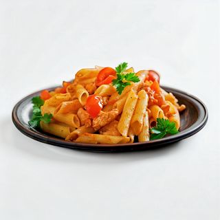 Penne Escalope - Sauce Rouge