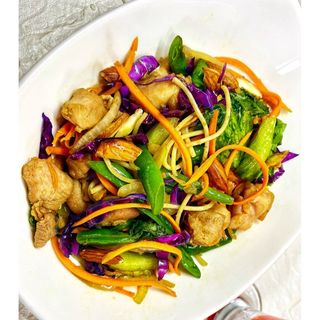 Chicken With Mixed Vegetable Salad