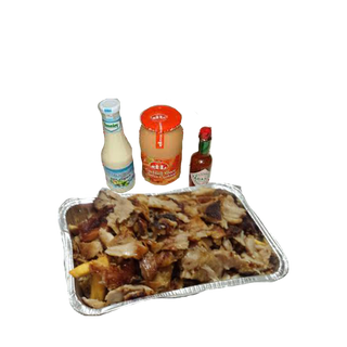 Piatto kebap carne di kebap