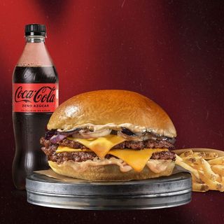 Menú La Doble Knockout Burger