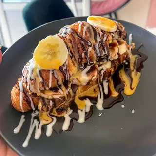 Banana-čokolada kroasan