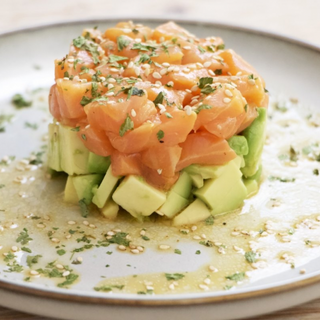 El tartar de salmón