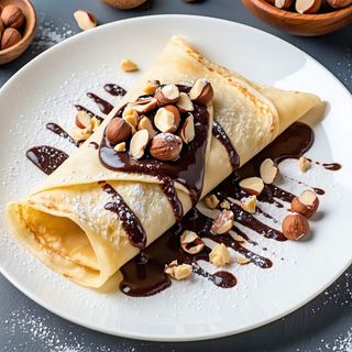 Snickers palačinka krem i slani kikiriki