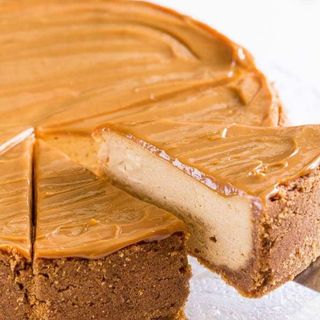 Tarta De Queso Y Dulce De Leche