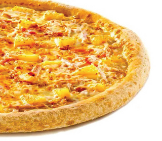 Гавайская на традиционном тесте 35 см 