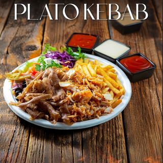 Menú plato kebab