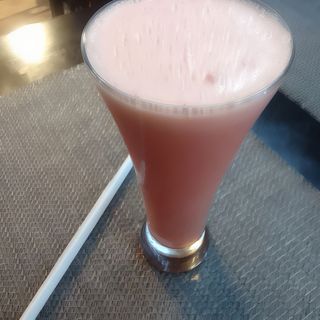Jus d'orange fraise