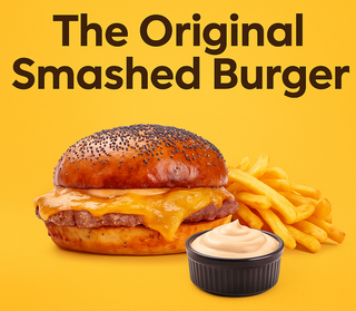 The original smashed burger  meniu