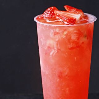 21. Flass Full Of Strawberry Tea