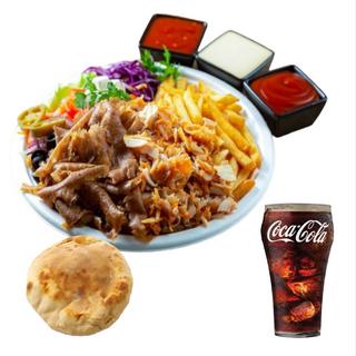 Menú plato kebab
