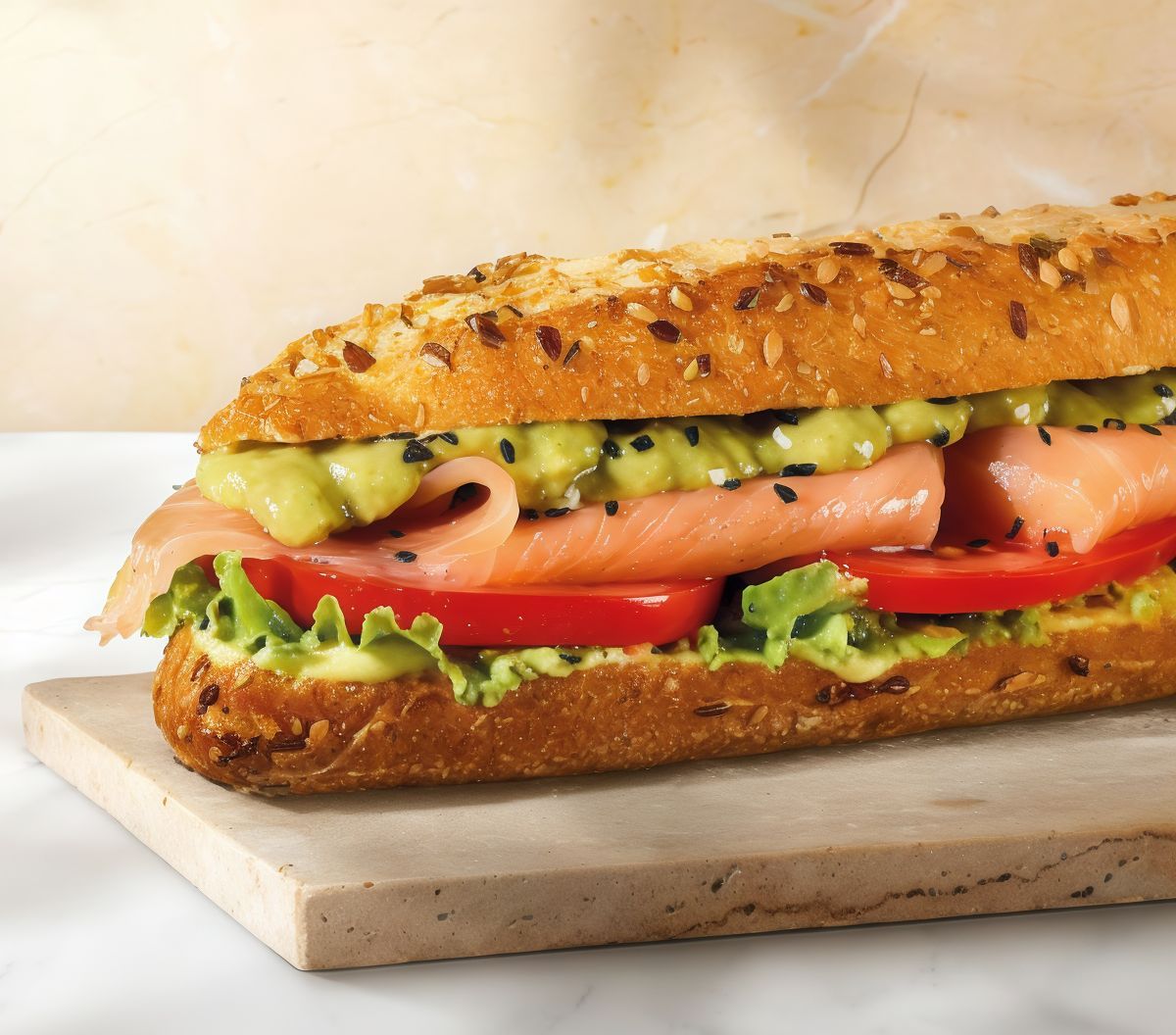 Salmón Guacamole